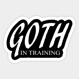 Goth in Training Little Bat-ling Baby Goth Sticker